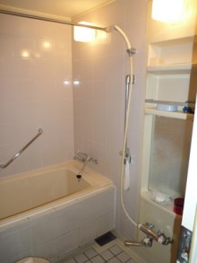 お孫さんと一緒に入る広々浴室